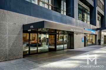 John Hancock Center building in the Streeterville neighborhood of Chicago, IL