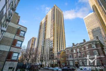 100 Bellevue building in the Gold Coast neighborhood of Chicago, IL