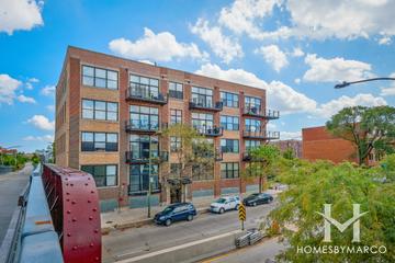 Electric Company Lofts building in the Wicker Park neighborhood of Chicago, IL