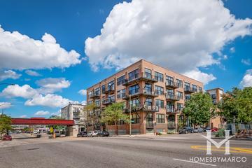 Electric Company Lofts building in the Wicker Park neighborhood of Chicago, IL