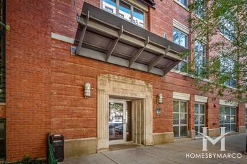 The Pac Lofts building in the Wicker Park neighborhood of Chicago, IL