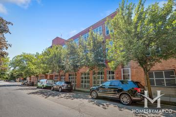 Churchill Row Lofts building in the Wicker Park neighborhood of Chicago, IL