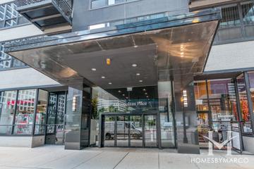Metropolitan Place building in the West Loop neighborhood of Chicago, IL