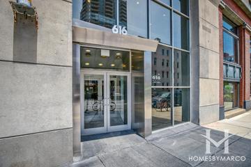 China Club Lofts building in the West Loop neighborhood of Chicago, IL