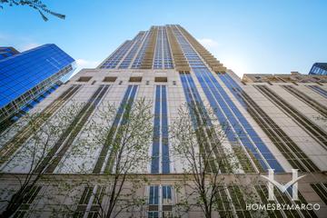 55 East Erie building in the River North neighborhood of Chicago, IL