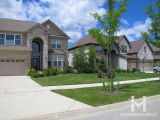 Whispering Lake Estates subdivision in Buffalo Grove, IL