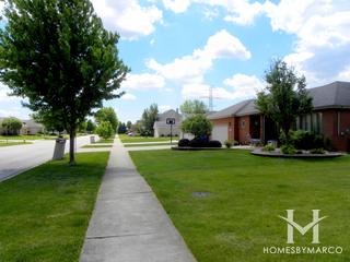 Kingston Hills subdivision in Homer Glen, IL