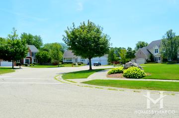 Wicklow Estates subdivision in Lake Zurich, IL