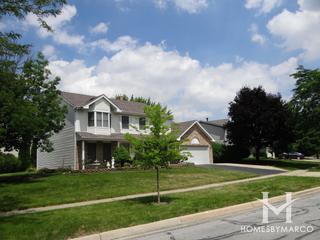 Jason Court subdivision in Carol Stream, IL