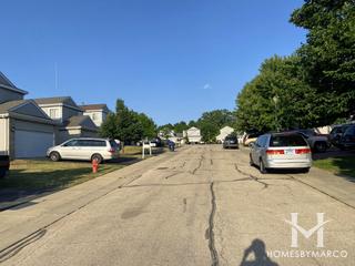 Park Bluff Villas subdivision in Elgin, IL