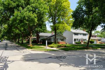Glen Park subdivision in Glen Ellyn, IL