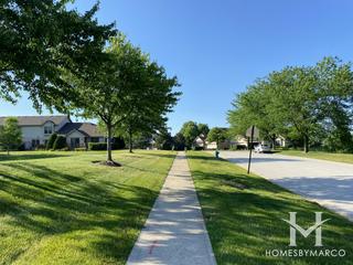 Amber Terrace subdivision in Lemont, IL
