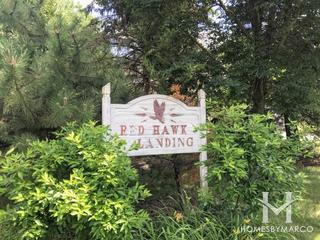 Red Hawk Landing subdivision in Oswego, IL