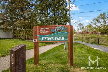 Merrills subdivision in Palatine, IL