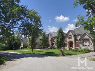 Delmar Woods subdivision in Bannockburn, IL
