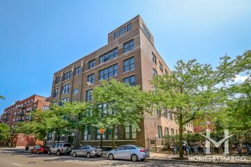 Union Park Lofts building in the West Loop neighborhood of Chicago, IL