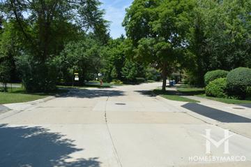 Seven Pines subdivision in Highland Park, IL