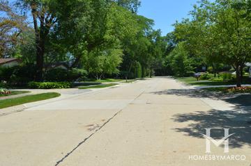 Seven Pines subdivision in Highland Park, IL