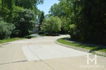 Seven Pines subdivision in Highland Park, IL
