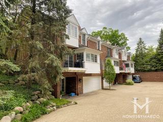Courtyards of Hinsdale subdivision in Hinsdale, IL