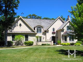 Old Mill Woods subdivision in Lincolnshire, IL