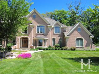 Old Mill Woods subdivision in Lincolnshire, IL