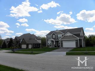 Fairway View Estates subdivision in Algonquin, IL