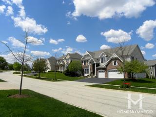 Fairway View Estates subdivision in Algonquin, IL
