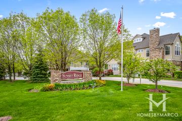 Sunset Ridge subdivision in Wauconda, IL
