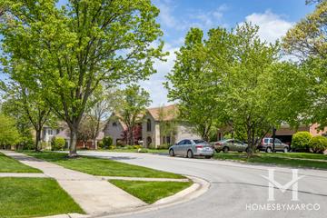 High Oaks subdivision in Naperville, IL