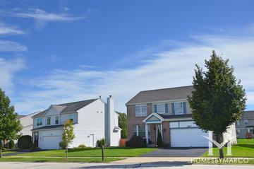 Avalon subdivision in Wheeling, IL