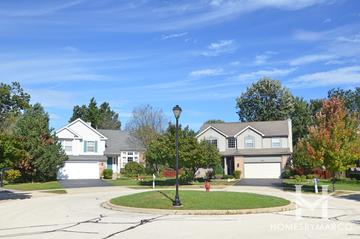 Avalon subdivision in Wheeling, IL