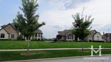 Five Oaks subdivision in Frankfort, IL