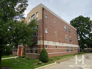 Ewing Flats Condominium building in Evanston, IL