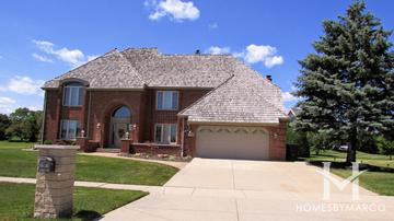 Brittany Glen subdivision in Orland Park, IL