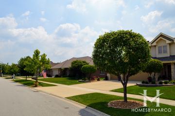 Tinley Trails subdivision in Tinley Park, IL
