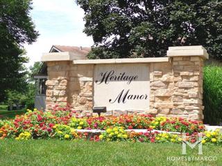 Heritage Manor subdivision in Palatine, IL