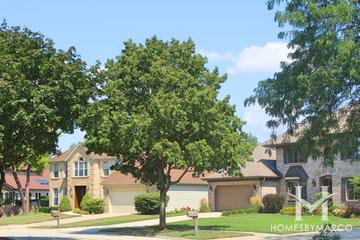 Danada West subdivision in Wheaton, IL