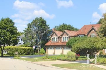 Danada West subdivision in Wheaton, IL