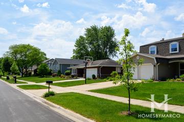 Brookshire subdivision in Wheaton, IL