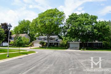 Brookshire subdivision in Wheaton, IL