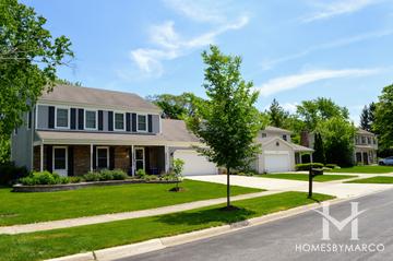 Brookshire subdivision in Wheaton, IL