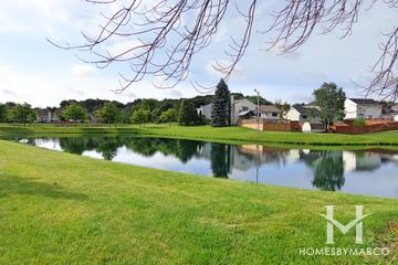 Surrey Woods subdivision in Streamwood, IL