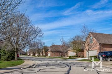 Charlestown Woods subdivision in Naperville, IL