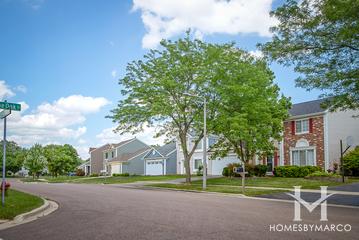 Golden Oaks subdivision in Aurora, IL
