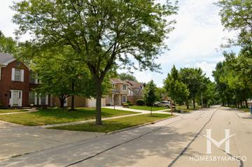 Photos of Queens Court subdivision in Downers Grove, IL