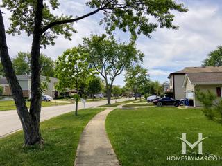 Quail Hollow subdivision in Bartlett, IL