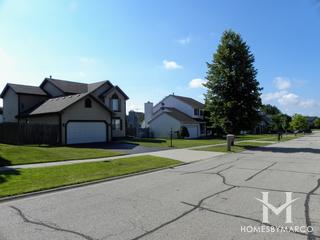The Meadows subdivision in Streamwood, IL