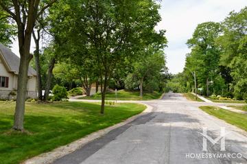 Hillcrest subdivision in Downers Grove, IL