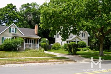 Hillcrest subdivision in Downers Grove, IL